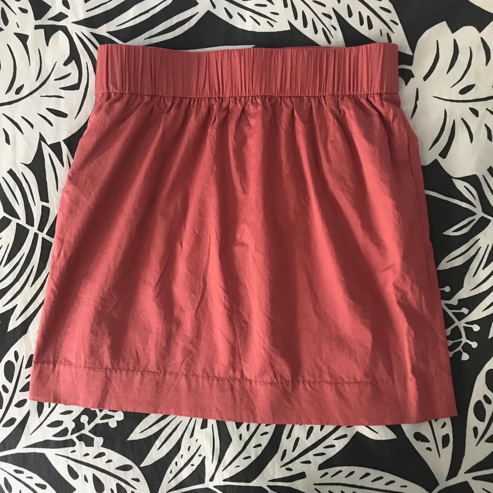 J Crew Cotton Mini Skirt